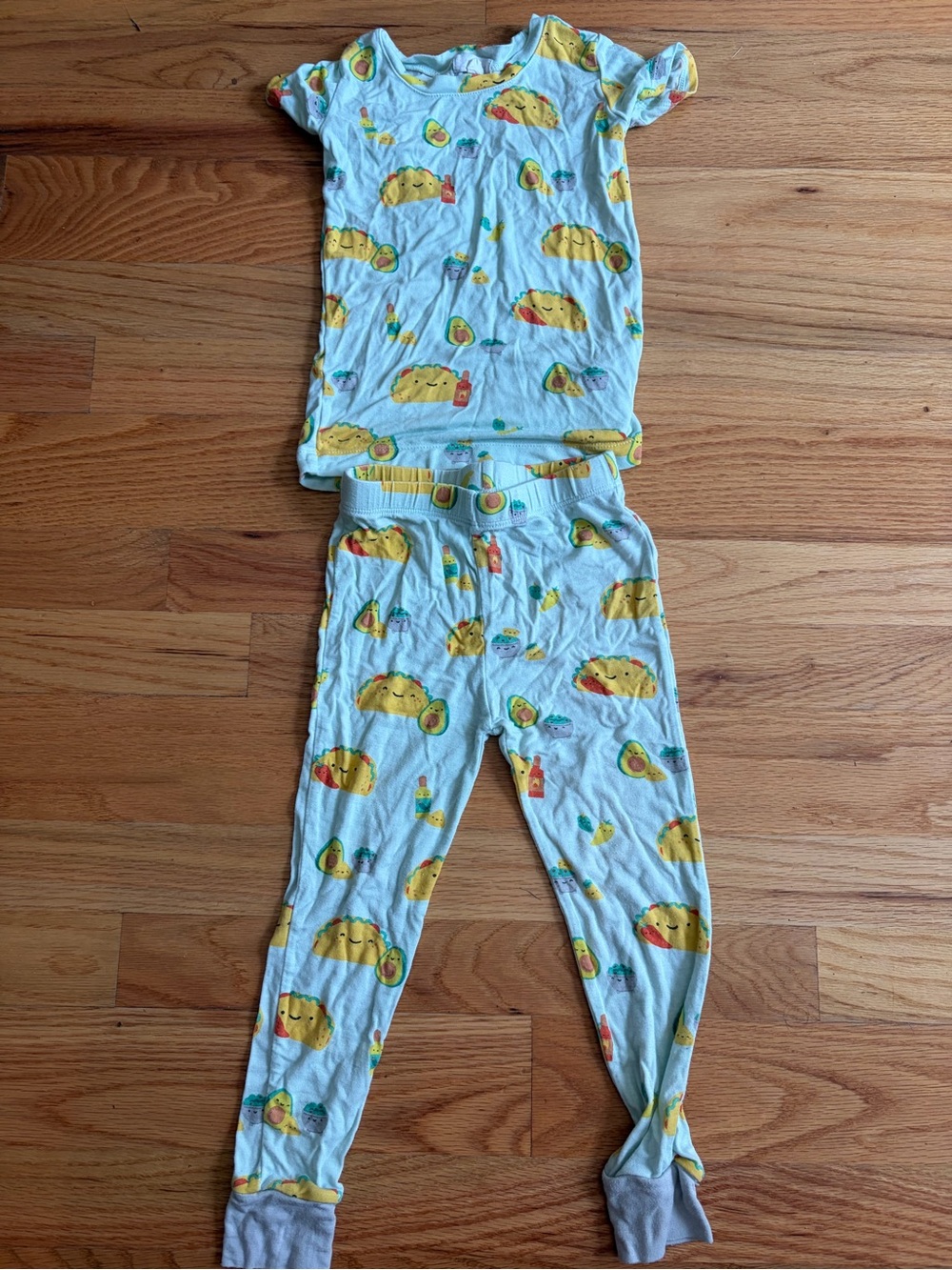 Angel Dear Kids Taco Print Pajama Set